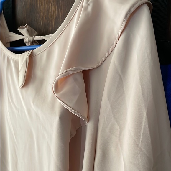 Entro Cream Ruffle Dress - Picture 3 of 8
